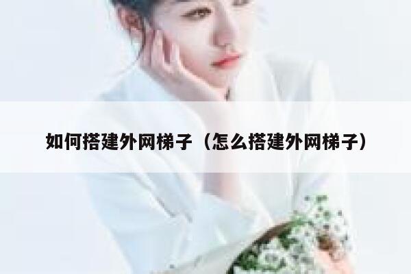如何搭建外网梯子（怎么搭建外网梯子） 第1张