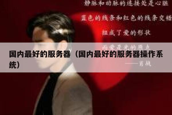 国内最好的服务器（国内最好的服务器操作系统） 第1张