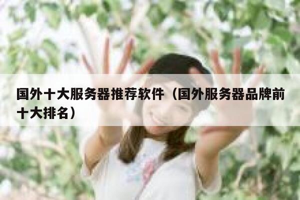 国外十大服务器推荐软件（国外服务器品牌前十大排名） 第1张