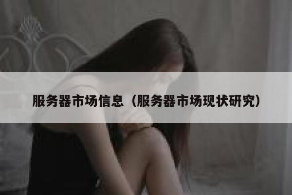服务器市场信息（服务器市场现状研究） 第1张