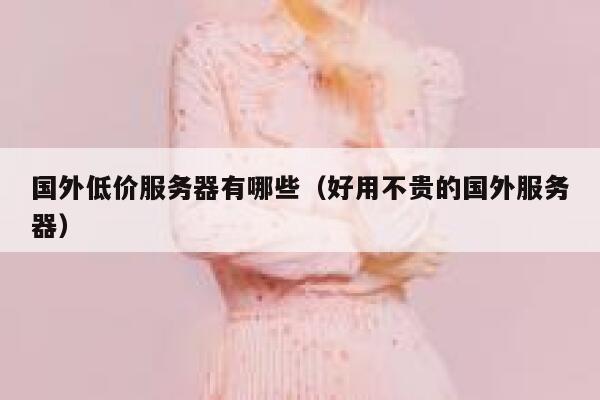 国外低价服务器有哪些（好用不贵的国外服务器） 第1张
