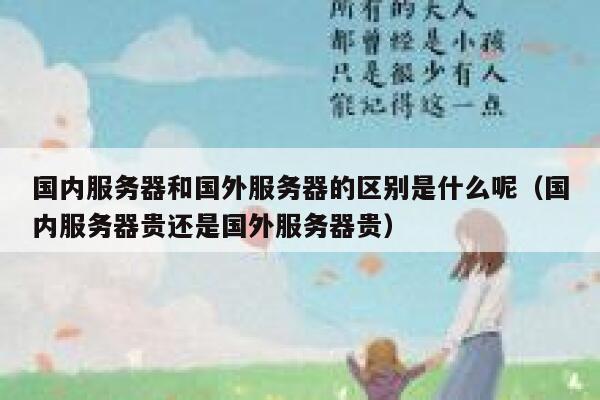 国内服务器和国外服务器的区别是什么呢（国内服务器贵还是国外服务器贵） 第1张