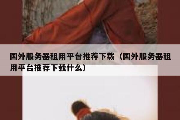国外服务器租用平台推荐下载（国外服务器租用平台推荐下载什么） 第1张