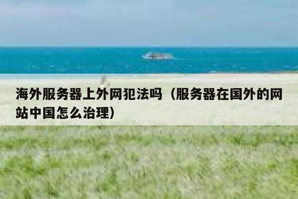 海外服务器上外网犯法吗（服务器在国外的网站中国怎么治理） 第1张