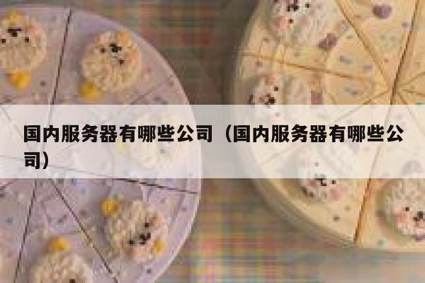 国内服务器有哪些公司（国内服务器有哪些公司） 第1张