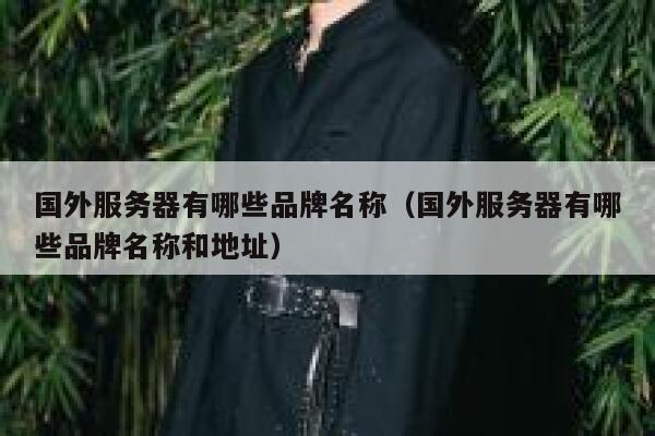 国外服务器有哪些品牌名称（国外服务器有哪些品牌名称和地址） 第1张