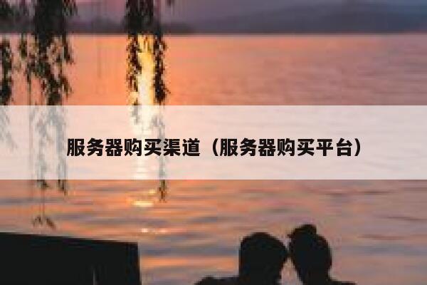 服务器购买渠道（服务器购买平台） 第1张