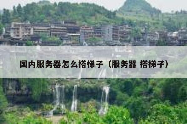 国内服务器怎么搭梯子（服务器 搭梯子） 第1张
