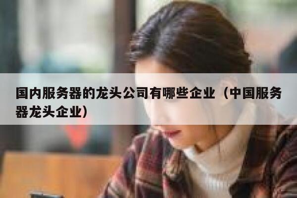 国内服务器的龙头公司有哪些企业(中国服务器龙头企业) 第1张 国内服务器的龙头公司有哪些企业(中国服务器龙头企业) 第1张