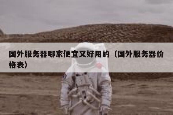国外服务器哪家便宜又好用的（国外服务器价格表） 第1张