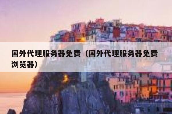 国外代理服务器免费（国外代理服务器免费 浏览器） 第1张