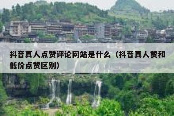 抖音真人点赞评论网站是什么（抖音真人赞和低价点赞区别） 第1张