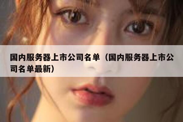国内服务器上市公司名单（国内服务器上市公司名单最新） 第1张