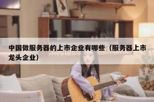 中国做服务器的上市企业有哪些（服务器上市龙头企业） 第1张