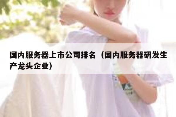国内服务器上市公司排名（国内服务器研发生产龙头企业） 第1张