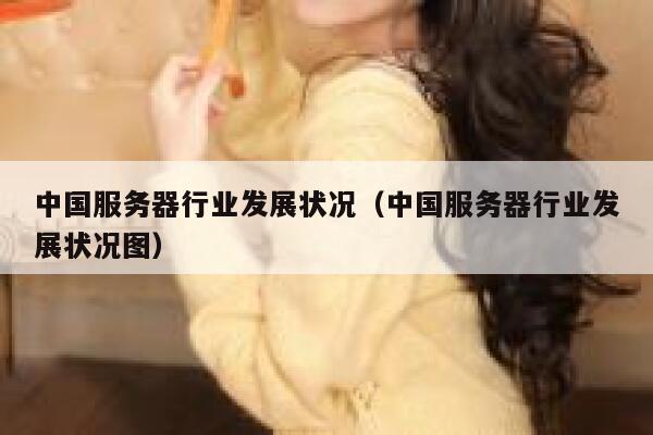 中国服务器行业发展状况（中国服务器行业发展状况图） 第1张