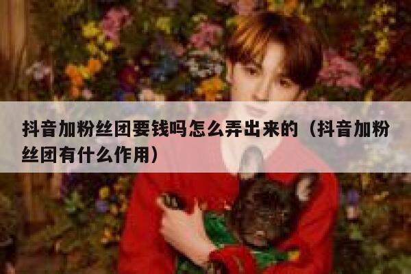 抖音加粉丝团要钱吗怎么弄出来的（抖音加粉丝团有什么作用） 第1张