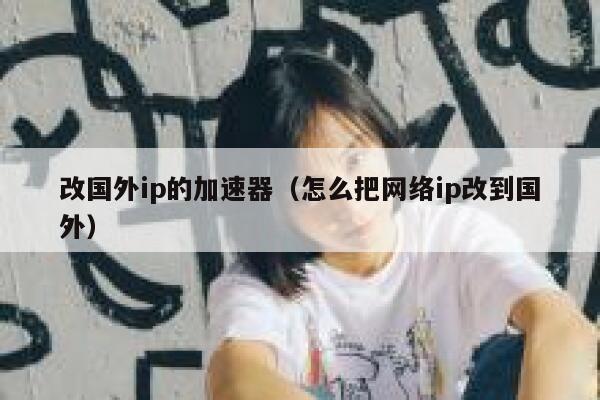 改国外ip的加速器（怎么把网络ip改到国外） 第1张