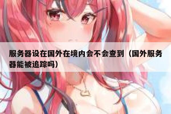 服务器设在国外在境内会不会查到（国外服务器能被追踪吗） 第1张