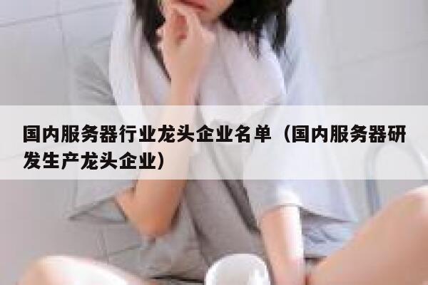 国内服务器行业龙头企业名单（国内服务器研发生产龙头企业） 第1张