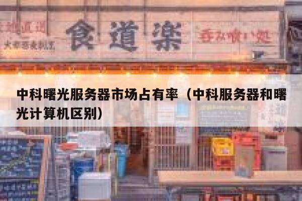 中科曙光服务器市场占有率（中科服务器和曙光计算机区别） 第1张