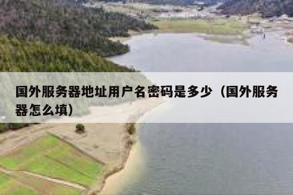 国外服务器地址用户名密码是多少（国外服务器怎么填） 第1张