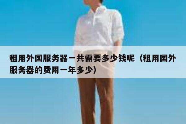 租用外国服务器一共需要多少钱呢（租用国外服务器的费用一年多少） 第1张
