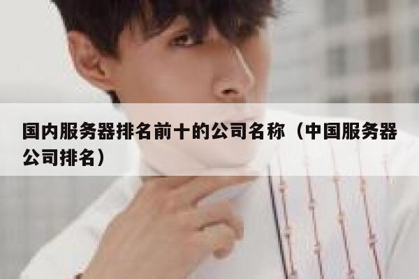 国内服务器排名前十的公司名称（中国服务器公司排名） 第1张