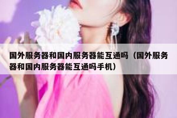 国外服务器和国内服务器能互通吗（国外服务器和国内服务器能互通吗手机） 第1张