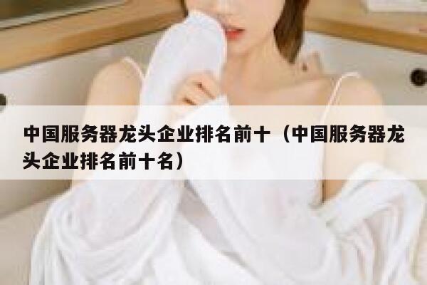 中国服务器龙头企业排名前十（中国服务器龙头企业排名前十名） 第1张