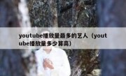 youtube播放量最多的艺人（youtube播放量多少算高）