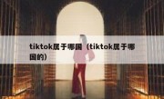 tiktok属于哪国（tiktok属于哪国的）
