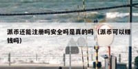 派币还能注册吗安全吗是真的吗（派币可以赚钱吗）