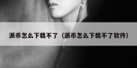 派币怎么下载不了（派币怎么下载不了软件）