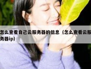 怎么查看自己云服务器的信息（怎么查看云服务器ip）