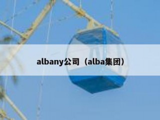albany公司（alba集团）