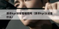 派币kyc认证是骗局吗（派币kyc认证是什么）