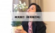 明天限行（明天限行吗）