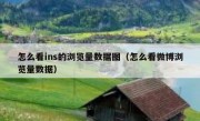 怎么看ins的浏览量数据图（怎么看微博浏览量数据）
