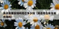 派币需要投钱吗现在多少钱（派币现在有交易市场吗）