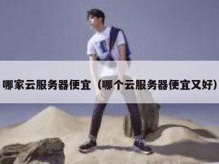 哪家云服务器便宜（哪个云服务器便宜又好）