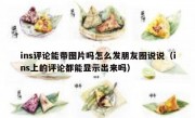 ins评论能带图片吗怎么发朋友圈说说（ins上的评论都能显示出来吗）