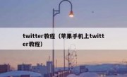 twitter教程（苹果手机上twitter教程）