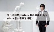 为什么我的youtube看不到评论（youtube怎么看不了评论）