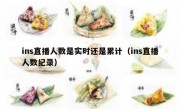 ins直播人数是实时还是累计（ins直播人数纪录）
