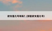 欧文是几号球员?（球星欧文是几号）