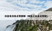 抖音有没有点赞群聊（微信上抖音点赞群）