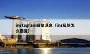 instagram回复消息（ins私信怎么回复）
