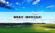 推特支付（推特支付方式）