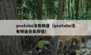 youtube没有频道（youtube没有频道会员按钮）